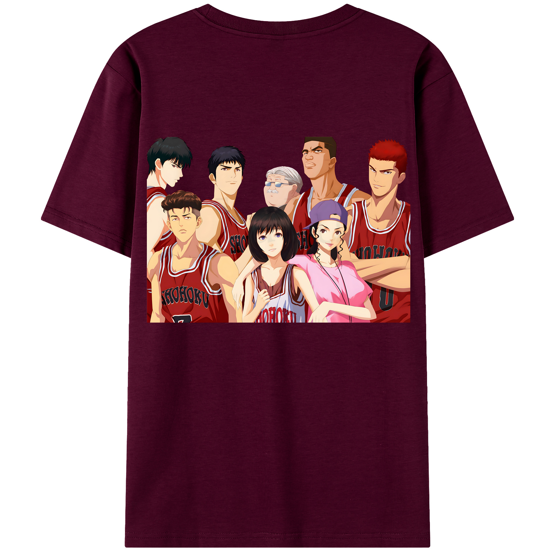 （画像用） SLAM DUNK／スラムダンク レディース半袖Tシャツ(バックプリント)